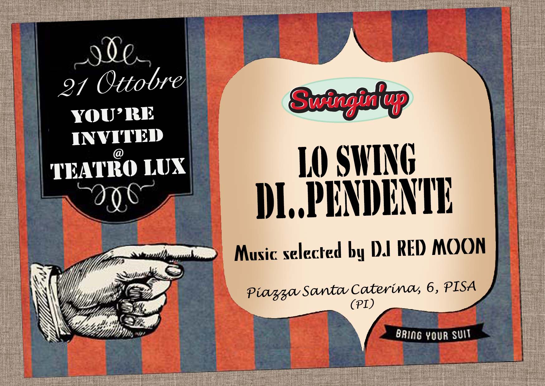 Lo Swing Di.. Pendente @ Teatro Lux - Pisa